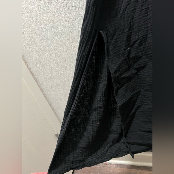 Bird & Knoll Frieda Crinkle Cotton Shirt Dress - Picture 6 of 12